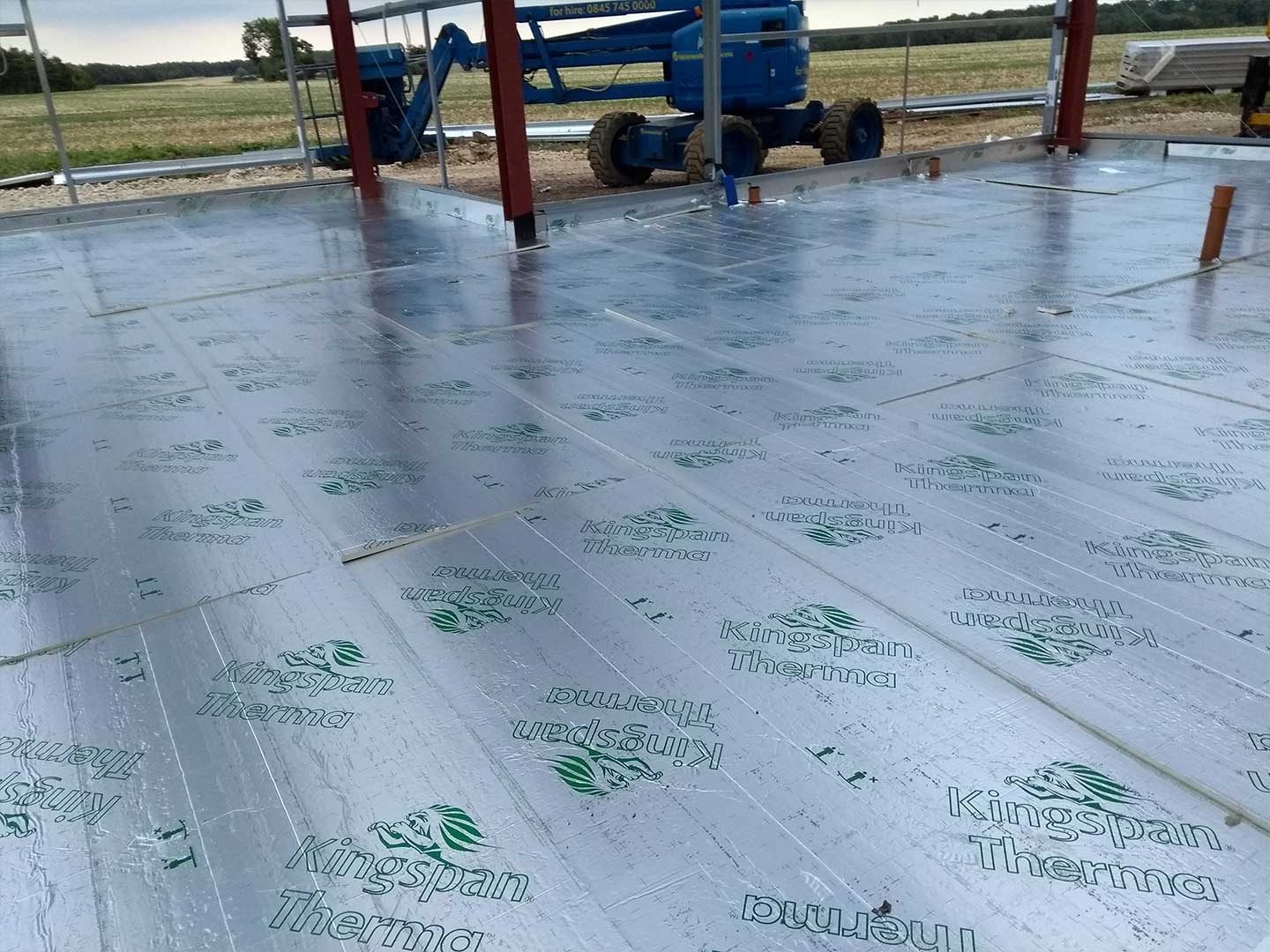 Screed installation