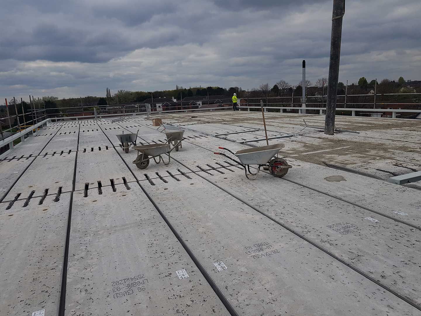 Screed placement